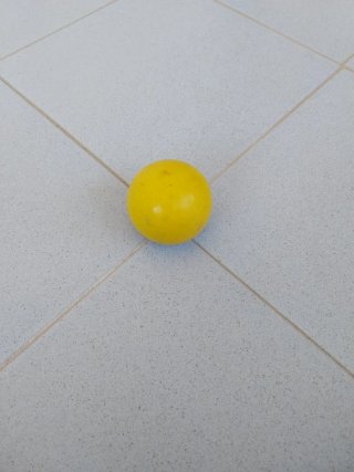 Bola Hockey Azul y Amarilla