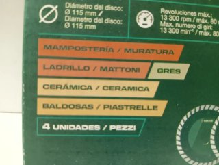 Lote Discos Radial PARKSIDE Surtido