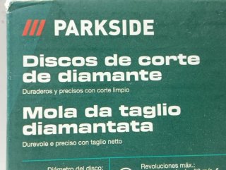 Lote Discos Radial PARKSIDE Surtido
