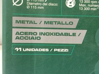 Lote Discos Radial PARKSIDE Surtido