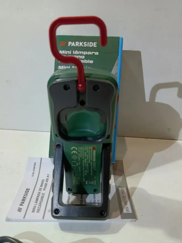Linterna LED Recargable Batería Litio PARKSIDE