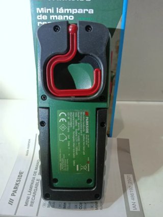 Linterna LED Recargable Batería Litio PARKSIDE