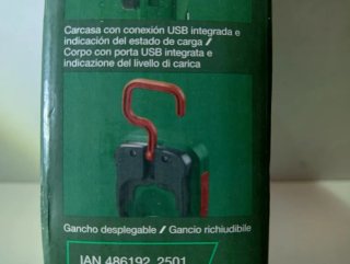 Linterna LED Recargable Batería Litio PARKSIDE