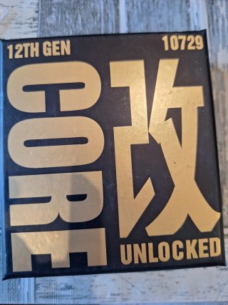 CPU 10729 12th Gen LGA1700 Unlocked + Kit de monta