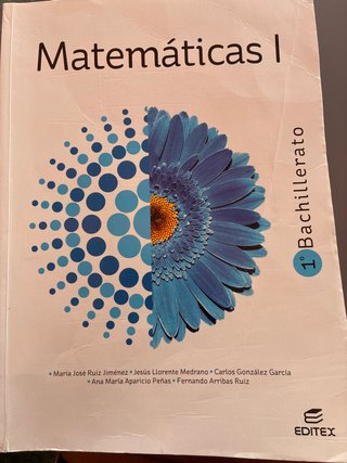 Libro de matematicas 1°Bachillerato