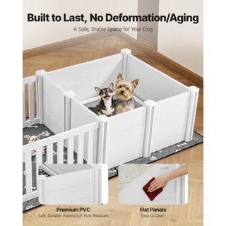 Cassa parto per cani, 1,86x0,97x0,5 m, Recinto par