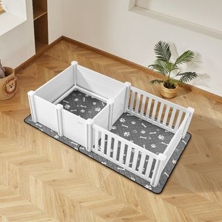 Cassa parto per cani, 1,86x0,97x0,5 m, Recinto par