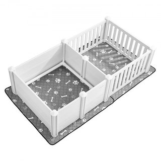 Cassa parto per cani, 1,86x0,97x0,5 m, Recinto par