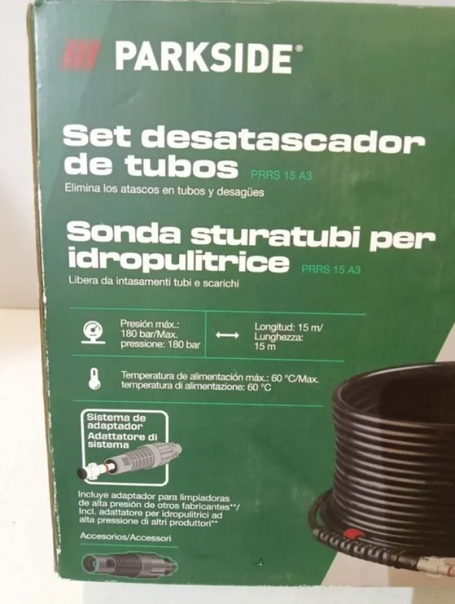 Desatascador Hidrolimpiadora PARKSIDE