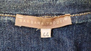 Americana Barbara Taddei vaquera con encaje