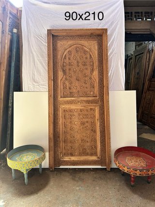 Puerta Árabe tallada Marruecos