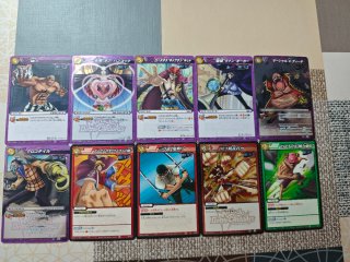 Lote Cartas One Piece Miracle Battle Carddass
