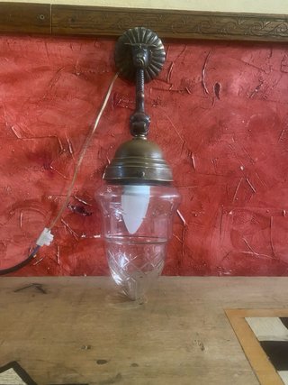 Aplique antiguo modernista delfin .