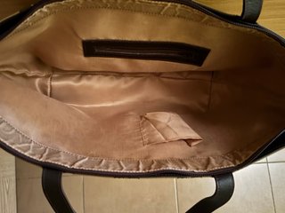 Bolso de mano con monograma