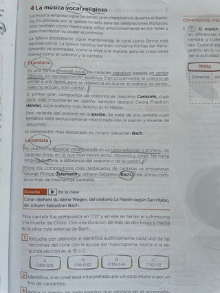 Música nivel II ESO