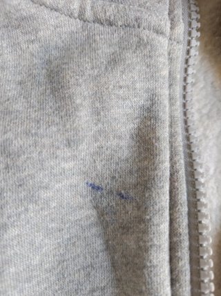 Sudadera Nike con cremallera gris
