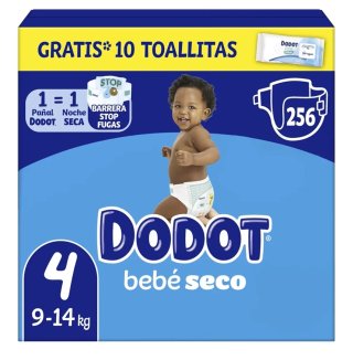Pañales Dodot Talla 4 (9-14 kg) 256 uds
