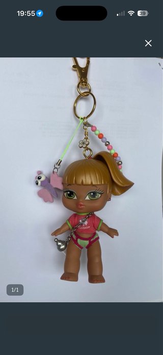 Llavero/Charm Baby Bratz Fianna | Hecho a Mano