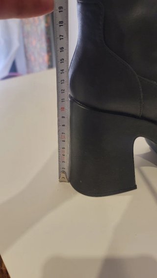 Botines Pull&Bear tacón plataforma negros