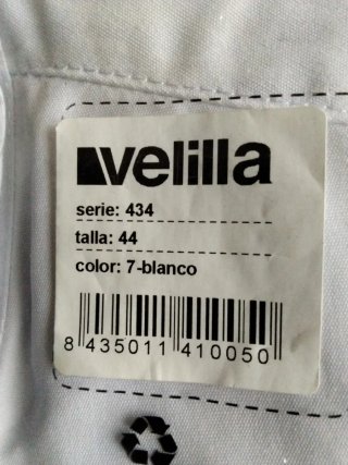 Chaqueta cociner@ manga larga, talla 44