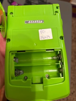 Game Boy Color Verde + 4 Juegos