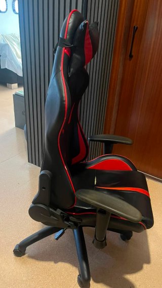 Silla Gamer Negra y Roja