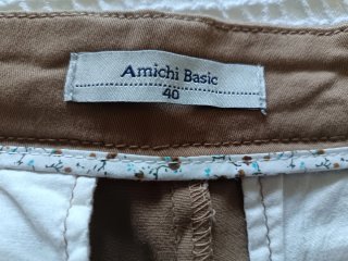 Falda AMICHI T40 Botones Marrón