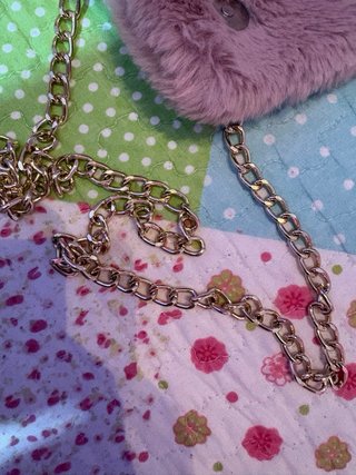 Bolso de fiesta pelo rosa