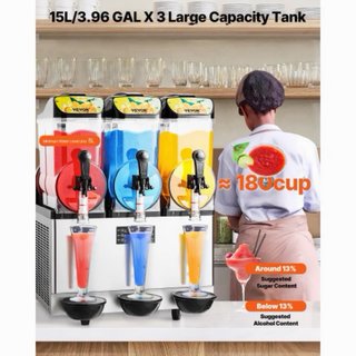 Máquina de Granizados VEVOR 3 Cubas