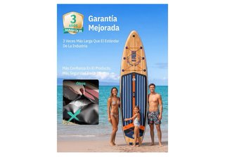 Tabla Paddle Surf 3 personas + Accesorios