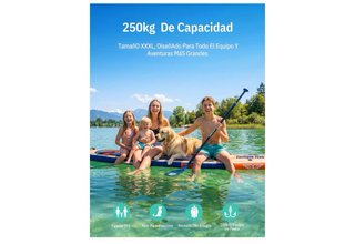 Tabla Paddle Surf 3 personas + Accesorios