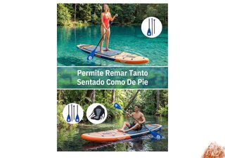 Tabla Paddle Surf 3 personas + Accesorios