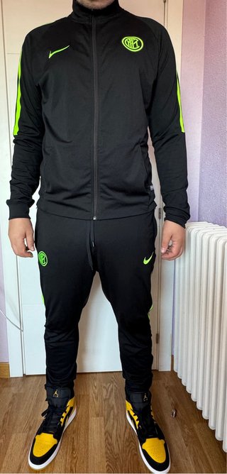 Chándal Inter Nike Negro y Verde