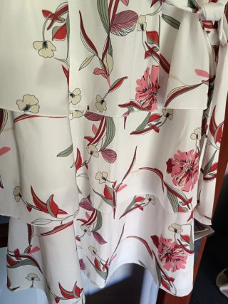 Vestido floral Roberto Bassi T40