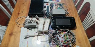 Nintendo Wii U Negra Completa