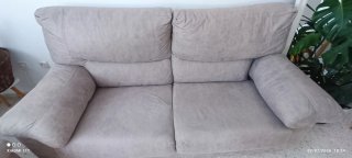Sofá 3+3 Gris Tela
