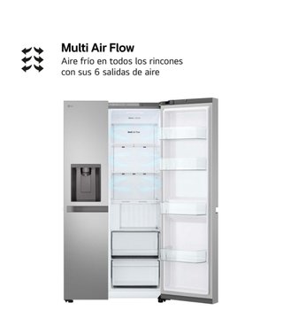 Frigorífico americano LG GSLC40PYPE.APYQEUR Acero