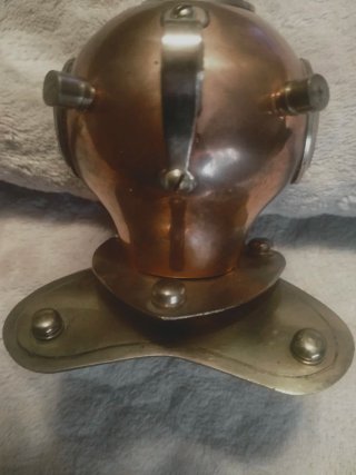 Escafandra buceo vintage miniatura