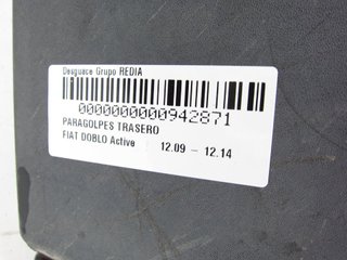 PARAGOLPES TRASERO FIAT II DOBLÒ (152) 735473499
