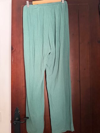 Pantalón fluido women'secret verde