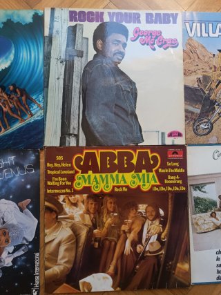 Vinilos Boney M, ABBA, Chic.