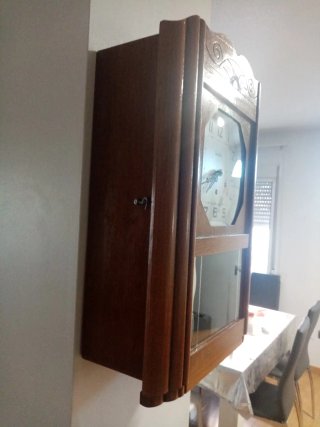 Reloj  Vedette antiguo madera