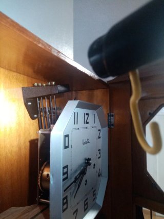 Reloj  Vedette antiguo madera