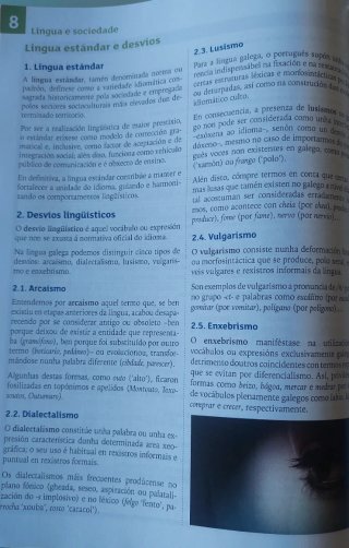 Lingua galega e literatura, 3o ESO
