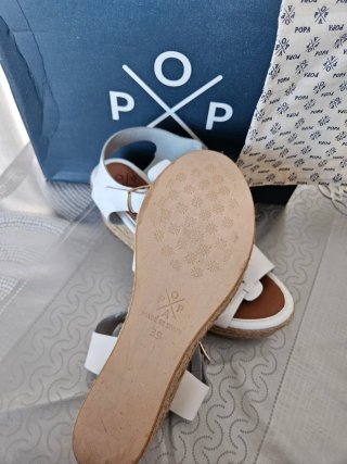 Sandalias Popa Blancas
