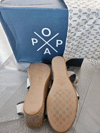 Sandalias Popa Blancas