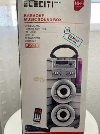 Altavoz Karaoke ELECITI Music Sound Box