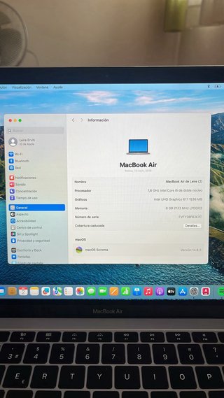 MacBook Air 13 2018 Plata