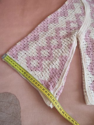 Cárdigan de crochet