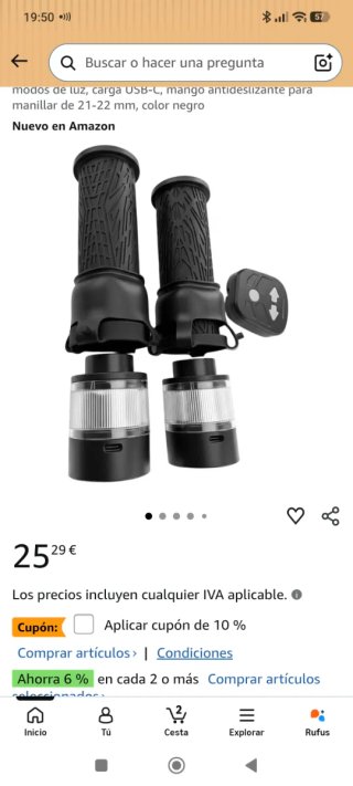 Puños Calefactables Patinete Eléctrico